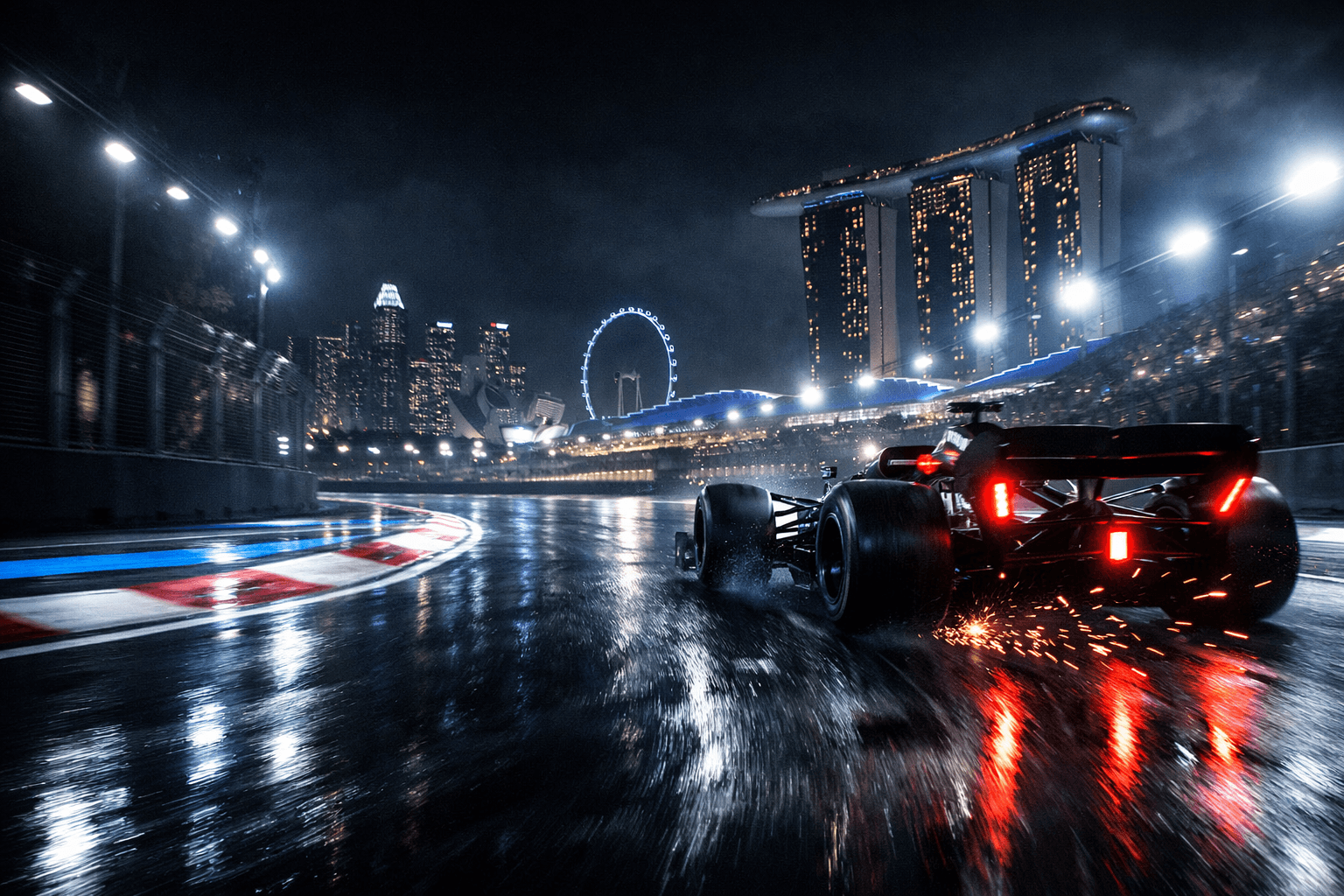 Singapore Grand Prix under Marina Bay lights